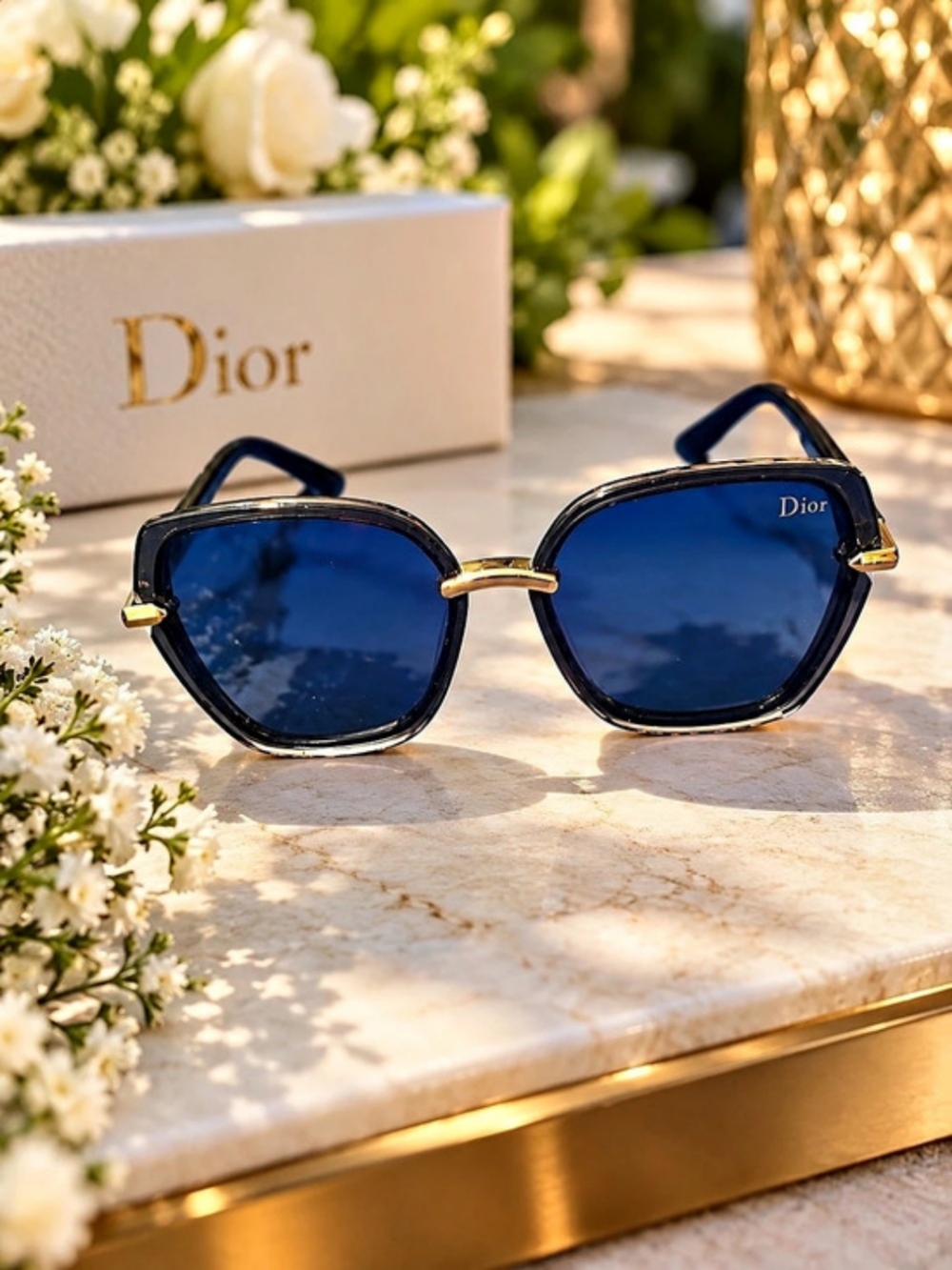 Dior DiorClub M1U Black & Blue Sunglasses